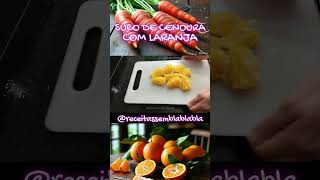 SUCO DE CENOURA COM LARANJA PARA UMA PELE BONITA E IMUNIDADE FORTE [upl. by Nauqram960]