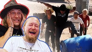 REACTING to our first Dudesons in America Episode [upl. by Lory]