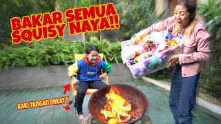 PRANK BAKAR SEMUA SQUISHY RATU SQUISHY SAMPE NANGIS KEJER😭 [upl. by Lovel]