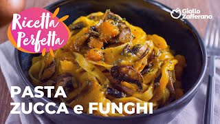 PASTA ZUCCA e FUNGHI  lABBINAMENTO PERFETTO😍 [upl. by Enaek]