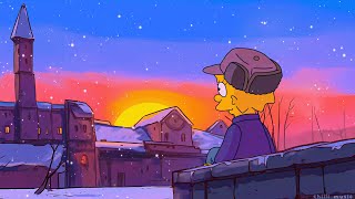 Winter Lofi Ambience ❄️ Beautiful Sunset Beats for Study amp Relax [upl. by Tamiko]