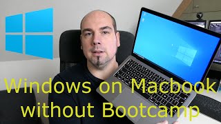 Install Windows on a 20192020 MacBook without Boot Camp Assistant [upl. by Esimehc985]