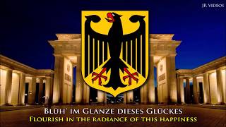 National Anthem of Germany DEEN lyrics  Deutsche Nationalhymne [upl. by Bale]