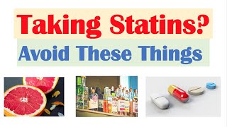 What to Avoid When Taking Statin Medications  How to Reduce Risk of Statin Side Effects [upl. by Davey]