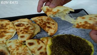 ZAATAR amp CHEESE MANAKISH zaatar manakish [upl. by Skvorak]