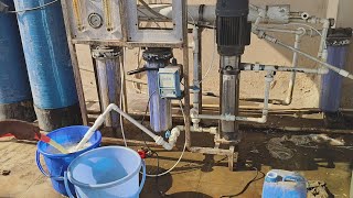 Ro Membrane cleaning process500ltrs ro plant 4040 membrane washing processmpr ro [upl. by Netsuj]