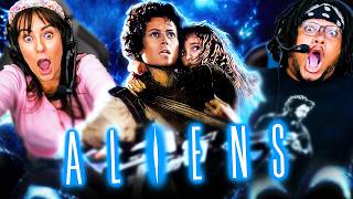 ALIENS 1986 MOVIE REACTION FIRST TIME WATCHING Ellen Ripley  Xenomorph  Review [upl. by Rourke]