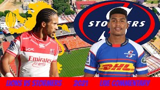 Lions vs Stormers Rainbow Cup 2021 Live Commentary [upl. by Lonnard359]