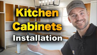 How To Install Kitchen Cabinets The Ultimate DIY Guide [upl. by Anikal]