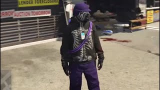 How to get a colored duffel bag in gtaonline EASY METHOD Purple Bag [upl. by Akapol]