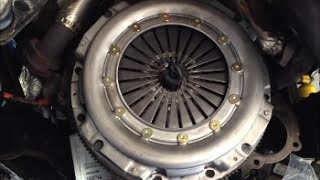 Slipping Clutch with Extreme Street Tune  73 Powerstroke  Southbend 1939DF Clutch Install [upl. by Maillliw]