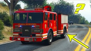 Ou Vont les Camion de Pompiers sur GTA V [upl. by Main]