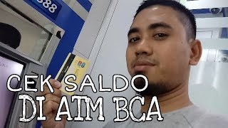 Cara Cek Saldo di ATM BCA [upl. by Gran]