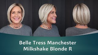 Throw and Go Wig  Belle Tress Manchester in Milkshake Blonde R  Chin Length Bob [upl. by Jacinda200]