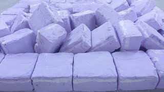 Soft two tone gym chalk blocks crushing Crispy Crunchy Oddly Satisfying  ASMR [upl. by Downey]