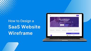 SaaS Website Wireframe Design [upl. by Dwain]