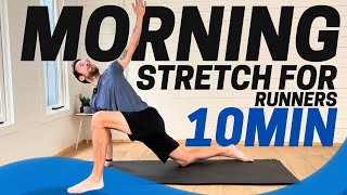 Morning Ritual 10 Min Energising Yoga for Runners [upl. by Clifford464]