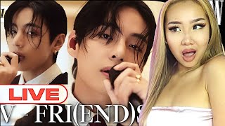 HES MESMERISING 🤩 V FRIENDS LIVE by W Korea  REACTION [upl. by Ahras]