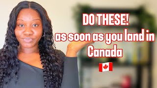 10 ESSENTIAL THINGS you MUST DO RIGHT after IMMIGRATING TO CANADA 🇨🇦 [upl. by Izak834]