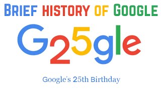 Its Googles 25th birthday Doodle  Brief History of Google [upl. by Ibbie42]