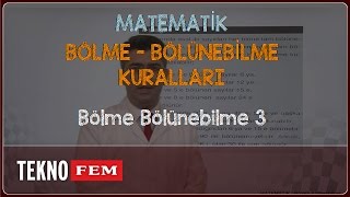 YGSLYS MATEMATİK  Bölme Bölünebilme 3 [upl. by Kathie310]