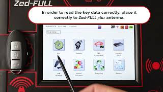 PLACING NISSAN SMART REMOTE NIR111 ON THE ZedFULL plus ANTENNA [upl. by Spindell]