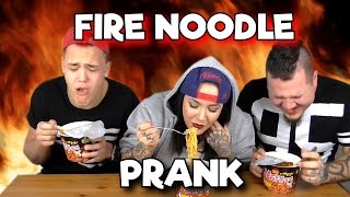 Korean Fire Noodle Prank  Harakiri korv  Svenskt prank [upl. by Naicad280]