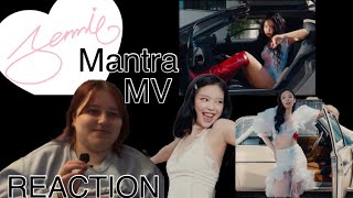 MY FAVOURITE JENNIE SONG  Jennie Mantra MV REACTION [upl. by Anned817]