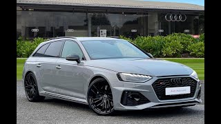 Approved Used Audi RS4 Avant Carbon Black  Carlisle Audi [upl. by Nnylirehs348]