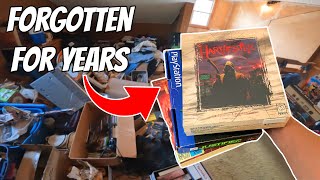 Vintage Video Games Buried In Junk [upl. by Nuj272]