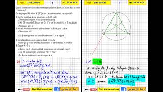 03  Similitude Directe Et Indirecte Correction Exercice Bac math [upl. by Mcgaw]