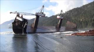 Log Barge Dumps [upl. by Raymond]