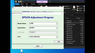 Epson L386 Pad Reset Programı [upl. by Lesab]