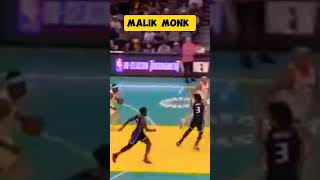 Malik Monks slam dunk nba basketball basketballplayer [upl. by Dinse706]