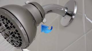 How to Install a Shower Head Fixed Mount  Hidden Pivot Ball [upl. by Abbe40]