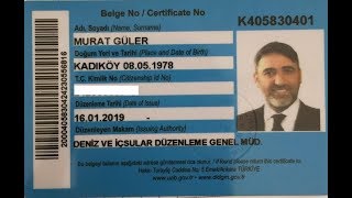 Amatör Denizci Belgesi Nasıl Başvuru Yapılır [upl. by Randy]