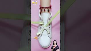 Tie shoelaces new crisscross design Sneaker lacing tips shorts shoeslacestyles viral [upl. by Smaj]