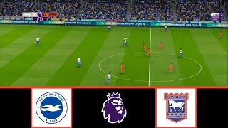 BRIGHTON VS IPSWICH TOWN  PREMIER LEAGUE 20242025  FOOTBALL LIFE 2024 [upl. by Irvine]