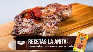 Recetas fáciles Sazonador para carnes con achiote y mantequilla [upl. by Goober]