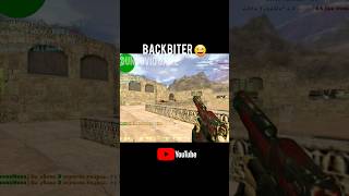 BACKBITER 😆 shorts youtubeshorts cs gaming highlights bestmoments fragmovie fyp [upl. by Thissa]