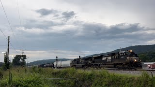 NS SD70ACe 1014 Leads Automotive 188 on 62624 [upl. by Nored]