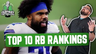 Fantasy Football 2021  Top 10 RB Rankings  Waller Watch Target Goblins  Ep 1088 [upl. by Neelhsa109]