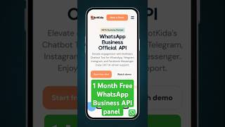 Best WhatsApp Business API Provider  WhatsApp Business API for free  Botkida [upl. by Cassandra618]