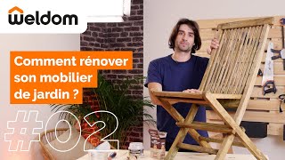 Weldom  Comment réparer son mobilier de jardin en bois [upl. by Danna]