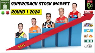 SuperCoach Stock Market Round 1 2024 I Prices are rising [upl. by Amity]