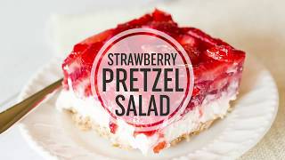 Strawberry Pretzel Salad [upl. by Ahsiken]