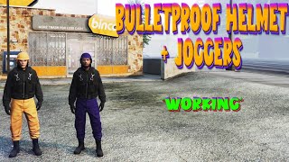 GTA 5 ONLINE JOGGERS  CASCO ANTIPROIETTILE  GLITCH OUTFITS  SUPER FACILE PS4PS5 [upl. by Yuri]