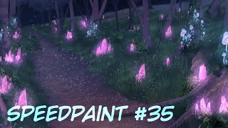 Crystal Path  Speedpaint 35 [upl. by Ytinav]