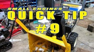 Quick Tip 9  How To Prevent Burning Out Snowblower Auger Belts [upl. by Caniff409]