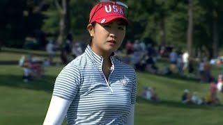 Rose Zhang 2024 Solheim Cup Day 2 [upl. by Hamilton707]